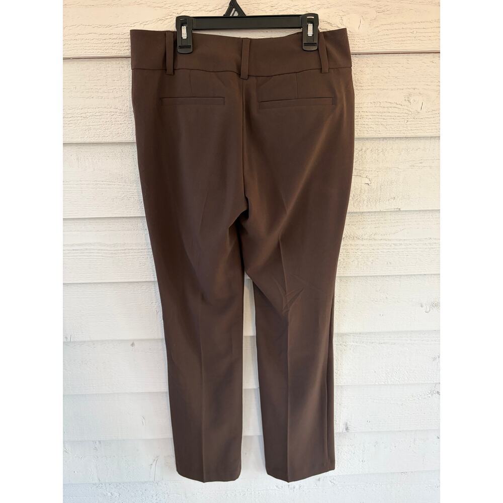 7th Avenue NY & Company Brown Dress Pants Size 8 Straight Leg Career Work - Picture 7 of 7